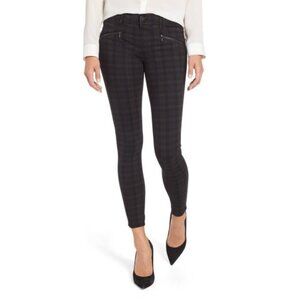 Wit & Wisdom Black Ab-Solution Skinny Pants Zipper Detail Size 10P
